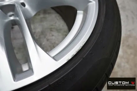 BMW 520d 에어로다이나믹 고스트크롬 휠 도색, 도입부가 험난했던 블루 캘리퍼 도색 / 용인 처인구