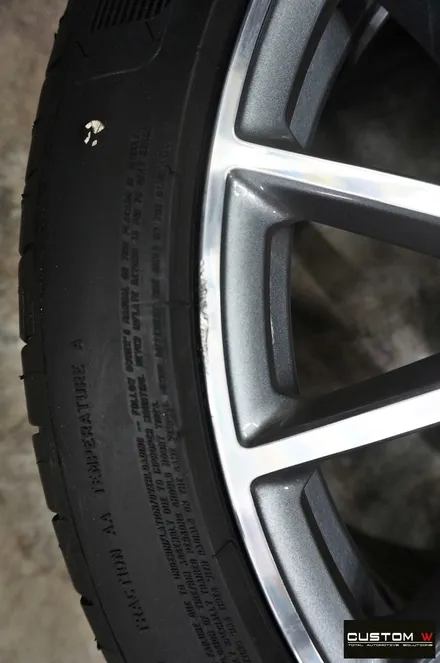 벤츠 GT43 AMG 다이아몬드 컷팅 휠 2개 복원 / 용인 처인구