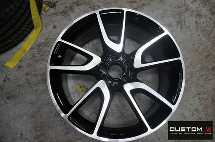 벤츠 GLC43 AMG 프론트 조수석 다이아몬드 컷팅 휠수리 / 용인 처인구
