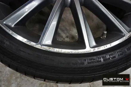 벤츠 C220d 마차휠 다이아몬드 컷팅 휠복원 / 용인 처인구