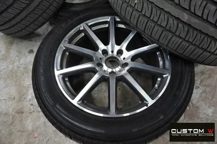 벤츠 G63 AMG 무광 블랙실버 투톤 휠도색 / 용인 처인구