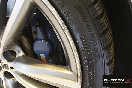 BMW 428i 442M 19인치 휠 상처 수리 후,다이아몬드 컷팅 블랙 폴리시 휠로 변신_! / 용인 처인구