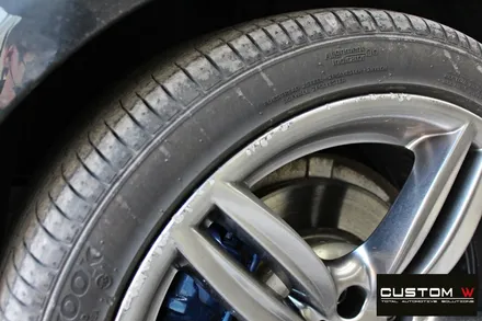 BMW 530d 휠 상처 수리 후 고스트 크롬 휠도색 / 용인 처인구