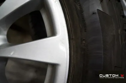 BMW 3GT 블랙유광 휠도색 + 레드 캘리퍼 도색 / 용인 처인구