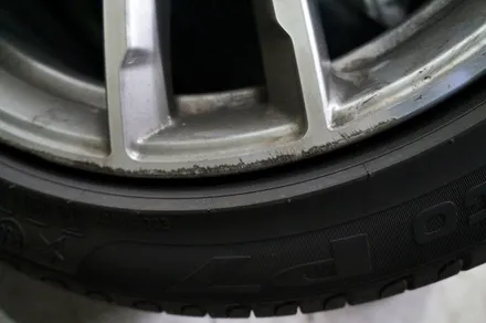 BMW 530i 18인치 휠수리 후 블랙유광 휠도색 / 용인 처인구