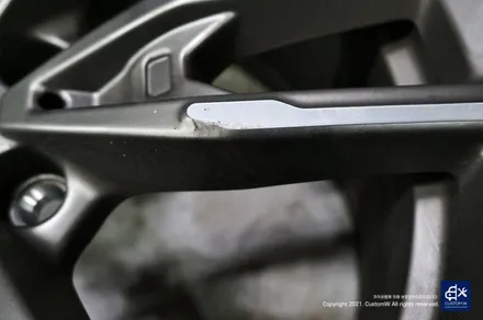 BMW M440i 블랙유광 휠도색 + 레드 캘리퍼 도색 / 용인 처인구