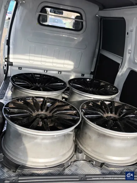 벤츠 GT43 AMG 박리 후 블랙실버 유광 투톤 휠도색 / 용인 처인구