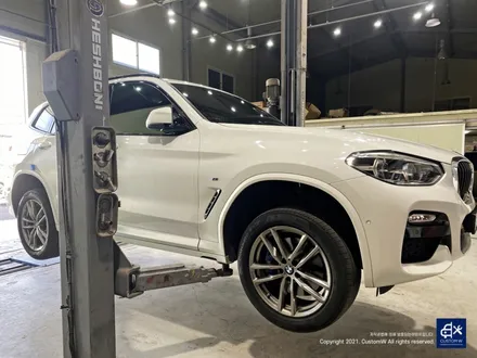 BMW X3 휠수리 후 블랙유광 휠도색 / 용인 처인구
