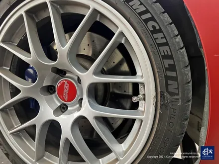 BMW F30 330i Apex EC-7 19인치 휠수리 후 페라리 골드 휠도색 / 용인 처인구