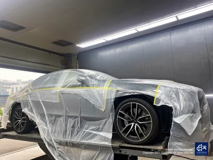 벤츠 CLS53 AMG 블랙유광 휠도색 + 레드 캘리퍼 도색 / 용인 처인구