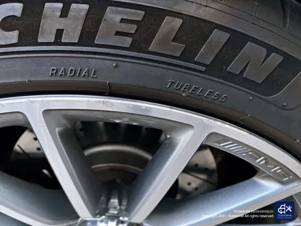벤츠 GT43 AMG 휠수리 후 블랙실버 투톤 유광 휠도색 / 용인 처인구