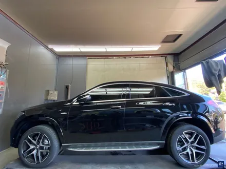 벤츠 GLE53 AMG 블랙유광 휠도색 & 레드 캘리퍼 도색 / 용인 처인구