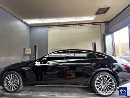 벤츠 GT43 AMG 블랙유광 휠도색 & 카본 세라믹 골드 캘리퍼 도색 / 용인 처인구