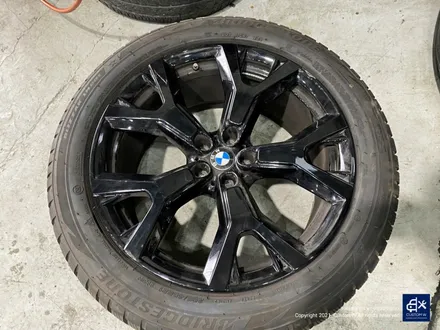 BMW X7 휠수리 후 블랙유광 휠도색 / 용인 처인구