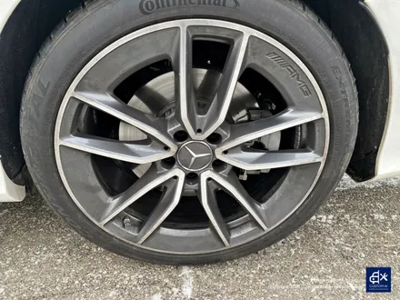 벤츠 C43 AMG 블랙 실버 투톤 유광 휠도색 + 레드 캘리퍼 도색 / 용인 처인구