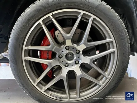 벤츠 G63 AMG G바겐 22인치 블랙 실버 투톤 유광 휠도색 / 용인 처인구