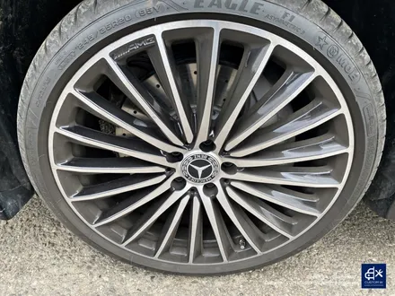 벤츠 CLS450 신형 20인치 마차휠 블랙 실버 투톤 유광 휠도색 + 옐로우 캘리퍼 도색 / 용인 처인구