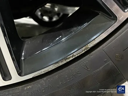 볼보 XC90 휠수리 후 블랙유광 휠도색 / 용인 처인구