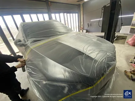 벤츠 GLE53 AMG 잘 못된 휠수리 박리 제거 후, 블랙유광 휠도색 + 레드 캘리퍼 도색 / 용인 처인구