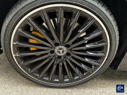 벤츠 CLS450 휠수리 후 블랙 실버 투톤 유광 휠도색 / 용인 처인구