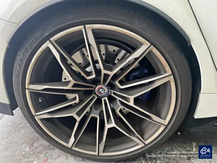 BMW G80 M3 블랙유광 휠도색 + 애시드 그린 캘리퍼 도색 / 용인 처인구