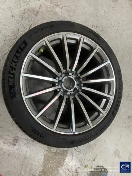 사고로 인해 안타깝게도 재방문 벤츠 GT43 AMG 투톤 유광 휠도색 / 용인 처인구
