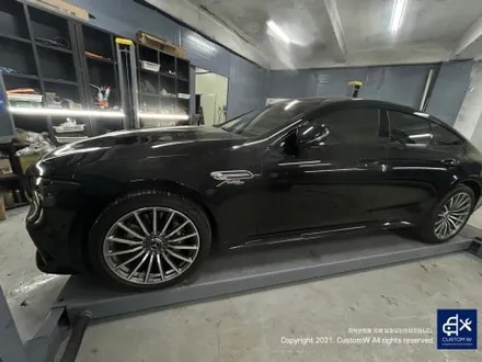 잘못된 휠 수리 도색 이력이 있는 벤츠 GT43 AMG 약품 박리 제거 후, 무광 투톤 휠도색 재작업 그리고 카본 세라믹 골드 캘리퍼 도색까지_! (feat. 고객분의 후기글) / 용인 처인구