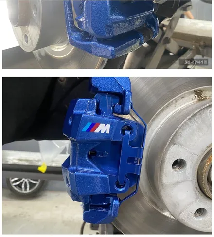 BMW F25 X3 캘리퍼 도색 작업 하셨던 고객분께서 후기글을 작성 해주셨습니다 / 용인 처인구