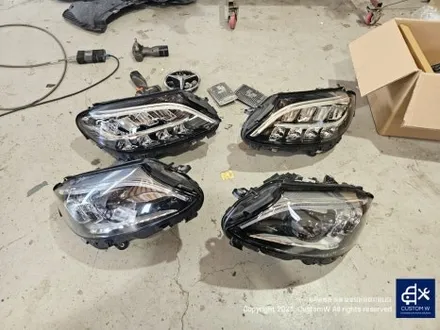 벤츠 W205 C220d 순정 멀티빔 라이트 업그레이드로 더욱 밝은 야간 주행! / 용인 처인구