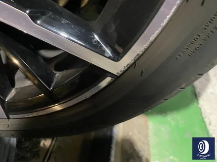 BMW G30 530i 845M 휠 상처 수리 후, 다이아몬드 커팅 복원 / 용인 처인구