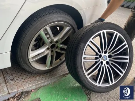 BMW G30 530i 19인치 664M 상처 수리 후, 다이아몬드 커팅 휠 복원 / 용인 처인구