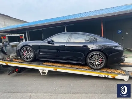 포르쉐 파나메라 GTS 911 터보 디자인 휠 하이그로시 블랙 휠 도색 / 용인 처인구