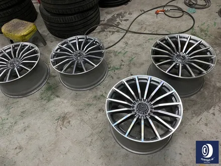 벤츠 GT43 AMG 유광 블랙 + 실버 투톤 휠도색 / 용인 처인구