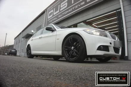 BMW 320D 441M  블랙유광 휠도색 작업 입니다.! 분당 용인 수입차 BMW 휠수리 휠도색 커스텀W / 용인 처인구