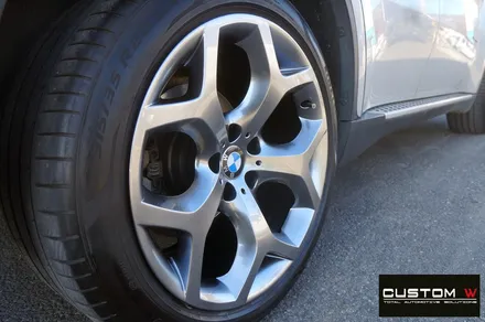 BMW X6 20인치 Y스포크 휠 상처 수리 후, 고스트 크롬 휠도색. / 용인 처인구