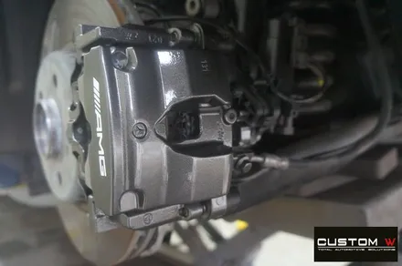 벤츠 C43 AMG 카브리올레 무광 블랙 휠도색 + 건메탈 그레이 컬러 캘리퍼 도색 / 용인 처인구