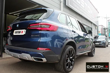 BMW 신형 G05 X5 30d 블랙유광 휠도색 + 블루 캘리퍼 도색 / 용인 처인구