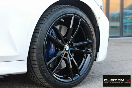 BMW G20 330i 블랙유광 휠도색 / 용인 처인구
