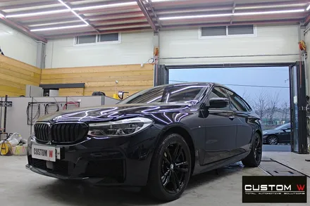 BMW 6GT 630d 19인치 블랙유광 휠도색 / 용인 처인구