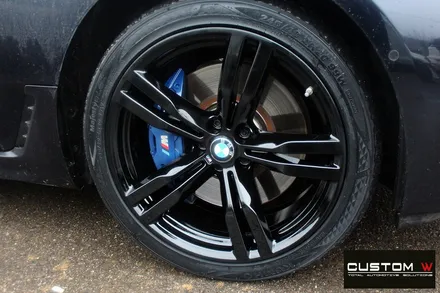 BMW 6GT 640i 20인치 휠 상처 수리 후 블랙유광 휠도색 / 용인 처인구