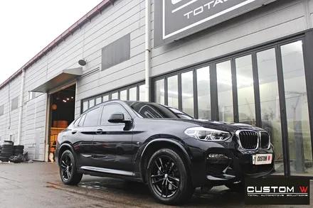 BMW X4 19인치 휠 블랙유광 휠도색 / 용인 처인구