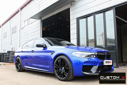 BMW F90 M5 블랙유광 휠도색 / 용인 처인구