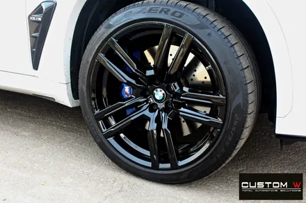 BMW F95 신형 X5M 21인치 블랙유광 휠도색 / 용인 처인구