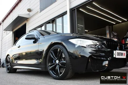 BMW 428i 19인치 442M 휠 상처 수리 후 블랙유광 휠도색 / 용인 처인구