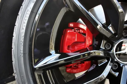 벤츠 CLS53 AMG 블랙유광 휠도색 & 레드 캘리퍼도색 / 용인 처인구
