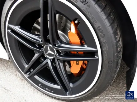 벤츠 A45 AMG 블랙실버 무광 투톤휠도색 + 카본 세라믹 골드 캘리퍼 도색 / 용인 처인구