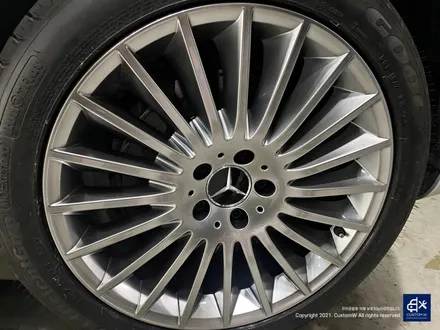 벤츠 S350d 휠수리 후 고스트 크롬 휠도색 / 용인 처인구