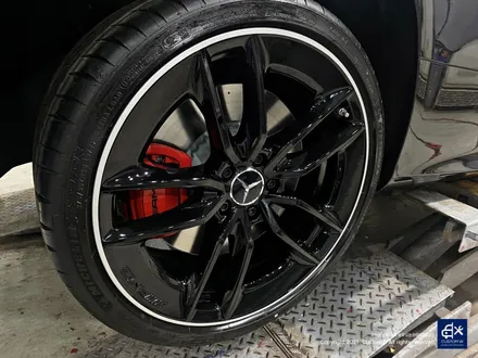 벤츠 E53 AMG 블랙 실버 투톤 유광 휠도색 / 용인 처인구