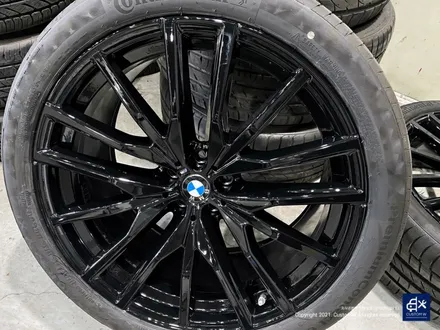 신차 BMW X6 40d 742M 블랙유광 휠도색 + 레드 캘리퍼 도색 / 용인 처인구
