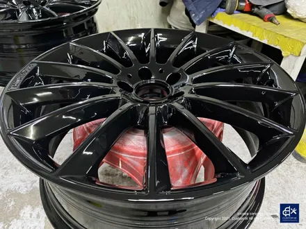 벤츠 CLS450 20인치 마차휠 블랙유광 휠도색 / 용인 처인구